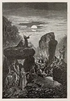 Ancient Celtic Rituals Stampe: Druids