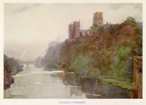 Durham Stampe: Castello di Durham/Ponte del Castello/Durham