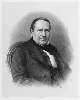 19th Century Politician Stampe: A E L De Lagrange