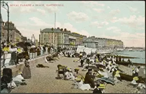 Eastbourne Beach Stampe: Eastbourne / Beach C1905
