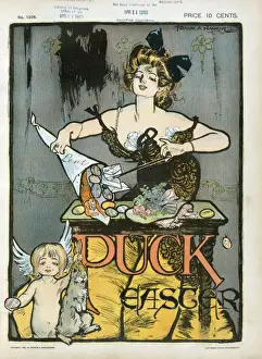 Vintage Easter Illustrations Stampe: Easter