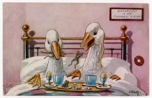 Pasqua Stampe: Anatre nel letto