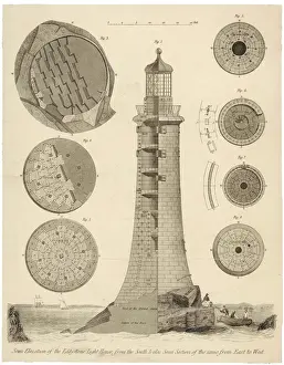 Iconic British Landmarks Stampe: Eddystone Lighthouse