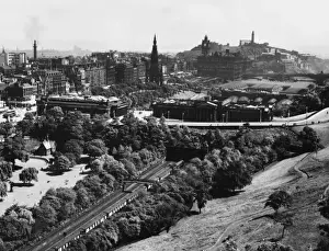 Scotland Historical Landmarks Stampe: Edinburgh View