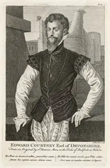 16th Century Statesman Stampe: Edward Earl Devonshire
