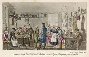 British Social History Prints Stampe: Egan / Workhouse