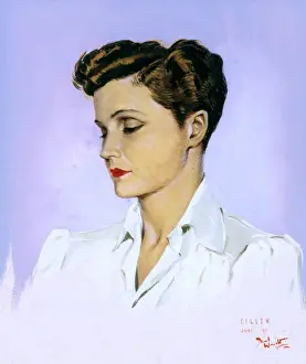 David Wright Artist Stampe: Eileen Shaw by David Wright