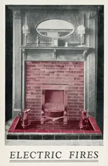 Retro Home Decor Ideas Stampe: Electric Fire