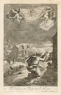 Vintage Print Collection Stampe: Embarking in the Ark
