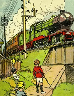Vintage Train Enthusiasts Stampe: Engine no 431 Edwin A Beazley