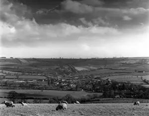 Village Scenes In England Stampe: England / Long Compton
