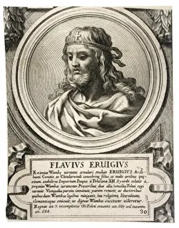 Visigothic King Stampe: Ervigius / Visigothic King