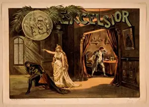 Antique Posters For Sale Stampe: Excelsior