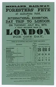 Victorian Era Travel Posters Stampe: Excursion Bill