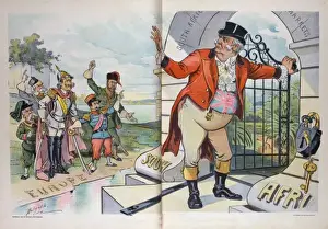Late Victorian Era Cartoons Stampe: Explanation wanted