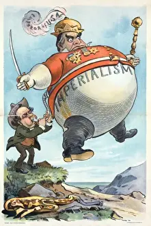 William Jennings Bryan Cartoon Stampe: Another explosion at hand