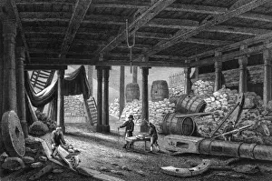 Historical Factory Images Stampe: Factory Interior