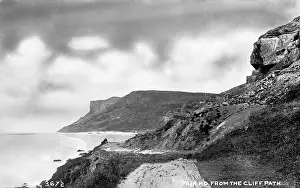 Northern Ireland Coastal Views Stampe: Fair Head from the Cliff Path