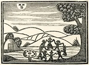 Fairy Folklore Stampe: Fairies Dancing
