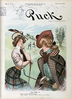 Vintage Golf Art Stampe: Far from it