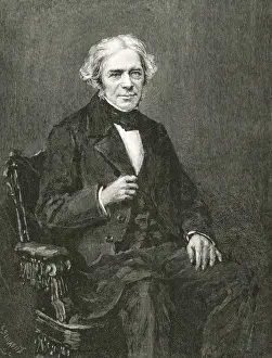 English Scientist History Stampe: Faraday / Schladitz
