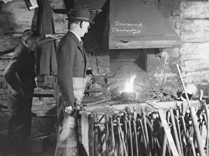 Reading England History Stampe: Farrier at his Forge