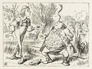 Victorian Era Prints Online Stampe: Father William & Eel