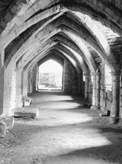 Norman Architecture England Stampe: Finchdale Priory Crypt