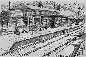 Transportation In Victorian Era Stampe: Finding Station Name