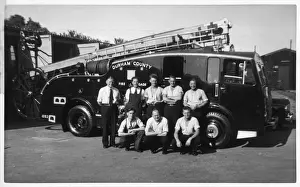 Vintage Emergency Vehicles Stampe: Fire Engine 1940S