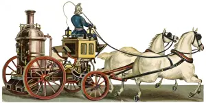 Horse Drawn Fire Engine Stampe: Fire Engine