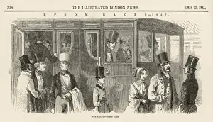 Luxury Train Interior Design Stampe: First Class Carriage