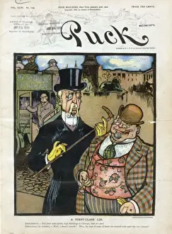 London Street Scenes 1900s Stampe: A first-class lie