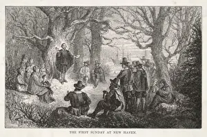 American History Art Stampe: The First Sunday