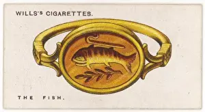 Early Christian Symbols Stampe: FISH CHARM