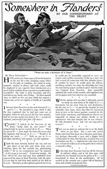 Bruce Bairnsfather Artwork Stampe: Somewhere in Flanders