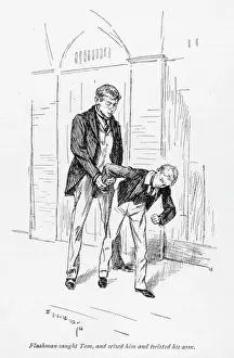 Victorian Era Illustrations Online Stampe: Flashman and Tom