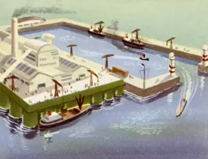 Bristol Harbour Stampe: Floating Harbour