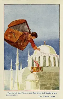Hans Christian Andersen Stories Stampe: The Flying Trunk