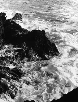 Cornwall Coast Scenery Stampe: FOAMING WATERS