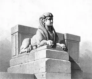 Egyptian Sphinx Statue Stampe: Folklore / Sphinx