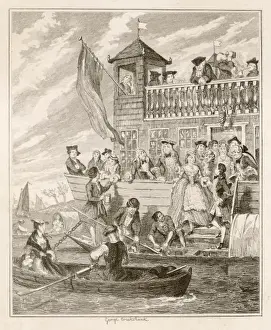 Thames River London Stampe: THE FOLLY