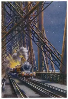 19th Century Infrastructure Stampe: Forth Bridge