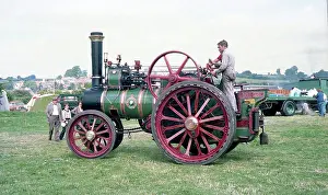 Vintage Steam Engine Stampe: Fowler General Purpose Engine