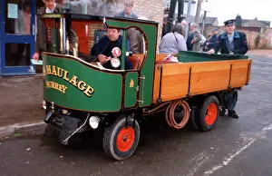 Steam Powered Transportation Stampe: Fowler Wagon scale replica