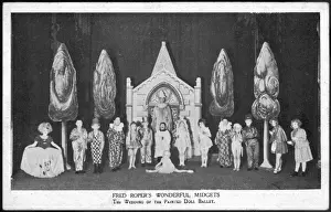 Vintage Circus Art Stampe: Fred Ropers Midgets