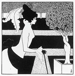 Aubrey Beardsley Artwork Stampe: Frontispiece by Beardsley