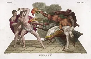 Greek Tragedy Illustrations Stampe: FURIES