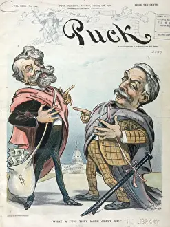 Vintage Cartoon Illustration Stampe: What a fuss they made about us