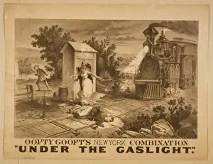Vintage Art Prints Online Stampe: Under the gaslight